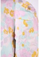Dress Pieces Pctilly Wrap Pink Lady Pattern Yellow
